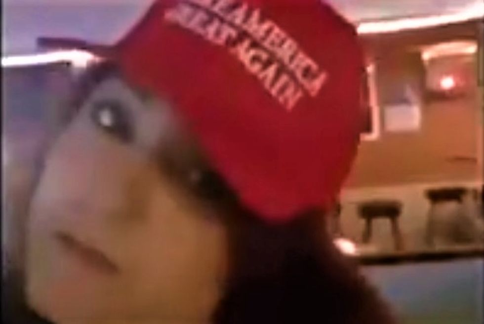 WATCH: Trump supporter whines about being a victim after Arizona bar owner boots her for wearing MAGA hat