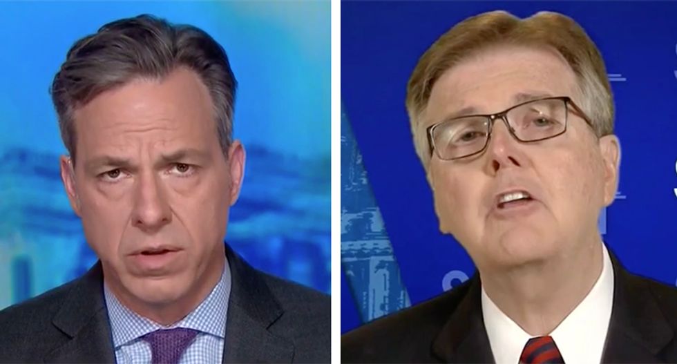 Texas Lt. Gov. Dan Patrick loses it at Jake Tapper over gun control: ‘I didn’t come on to go through the entire penal code’
