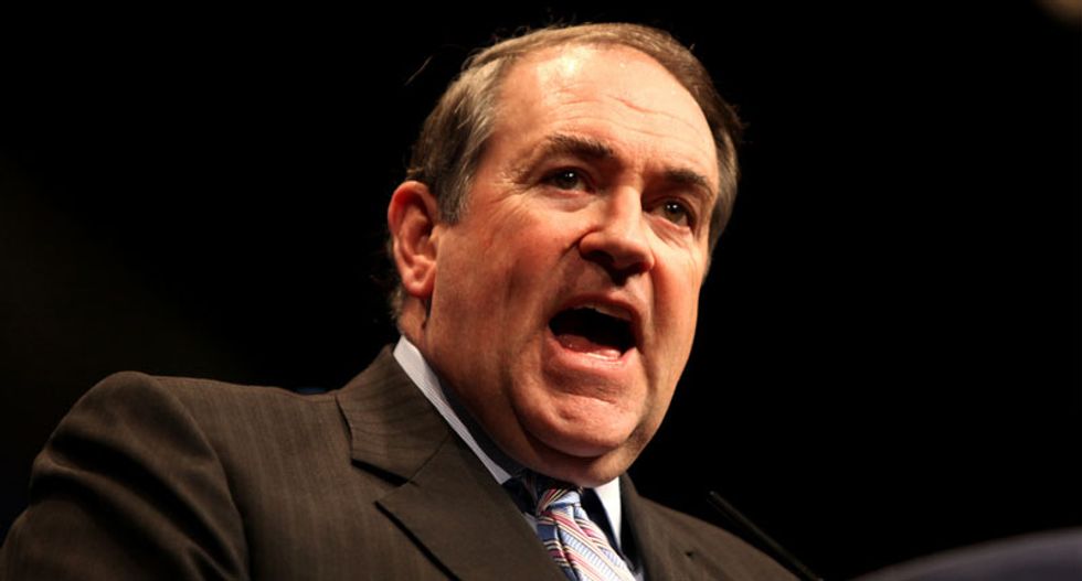 Confused and garbled: Mike Huckabee blunders his way through Israel press conference