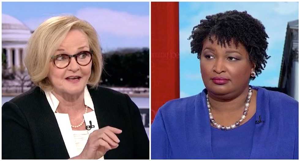 Claire McCaskill begs Stacey Abrams to run for Senate -- and break Mitch McConnell’s stranglehold on democracy
