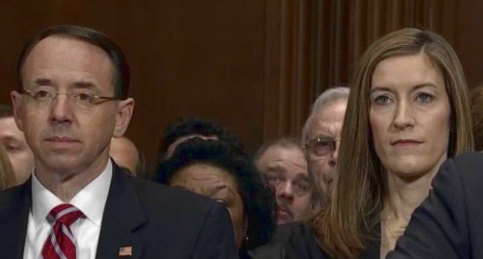 Maddow: Ex-associate AG's friends 'relieved' she won't be at DOJ 'when the apocalypse comes'