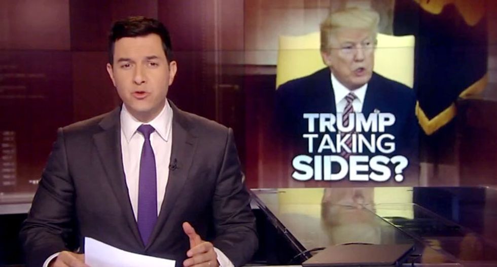 ABC World News Tonight just took on Trump's stunning tweet about due process -- and his fans are furious