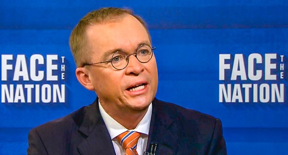 Trump is angry with Mick Mulvaney for contradicting him on motivation for Ukraine call: report
