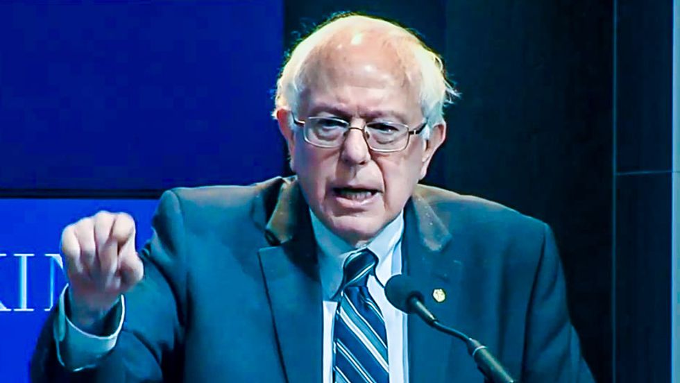 Bernie Sanders rips 'casino capitalism': 'The business model of Wall Street is fraud and deception'
