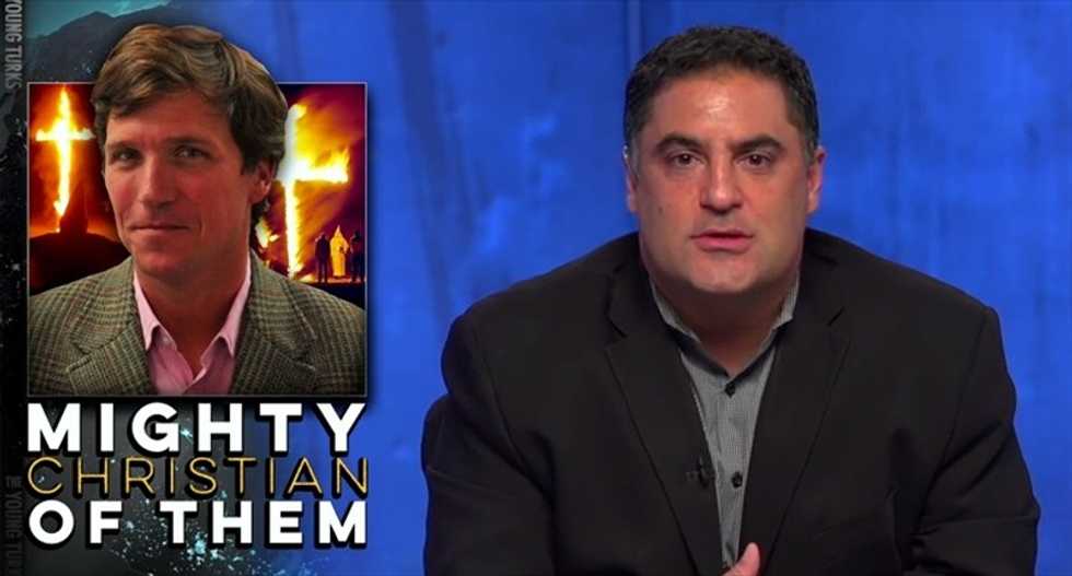 Cenk Uygur isn't letting Christians off the hook for slavery -- no matter what Tucker Carlson says