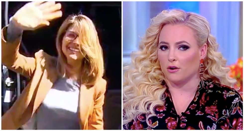 The View's Meghan McCain thumps actress Lori Loughlin as 'the face of white privilege'