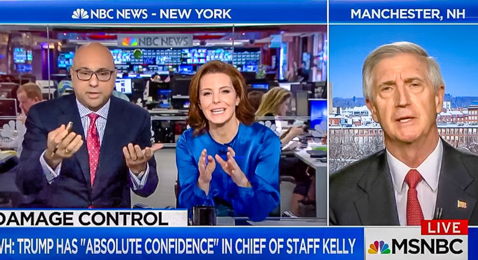 Ali Velshi opens can of whoop-ass on ex-Bush staffer defending John Kelly: 'It was proved on tape that he lied'