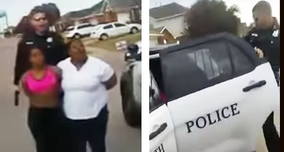 New video reveals Fort Worth cop kicked black woman's 15-year-old daughter after handcuffing her