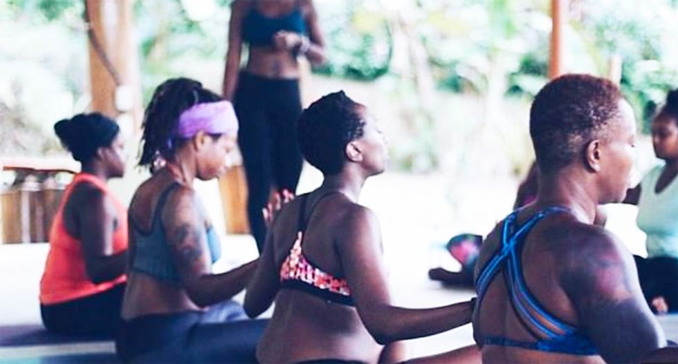 'Go hang yourself': Internet racists freak the hell out over black women-only yoga retreat to 'escape white people'