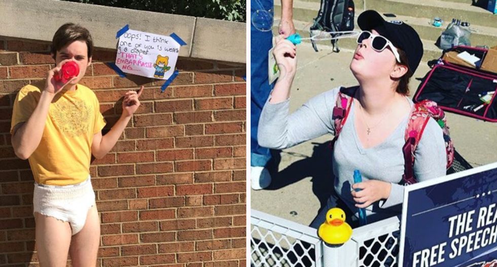 Conservative activist resigns from 'sh*thole' right-wing organization over diaper 'safe space' event