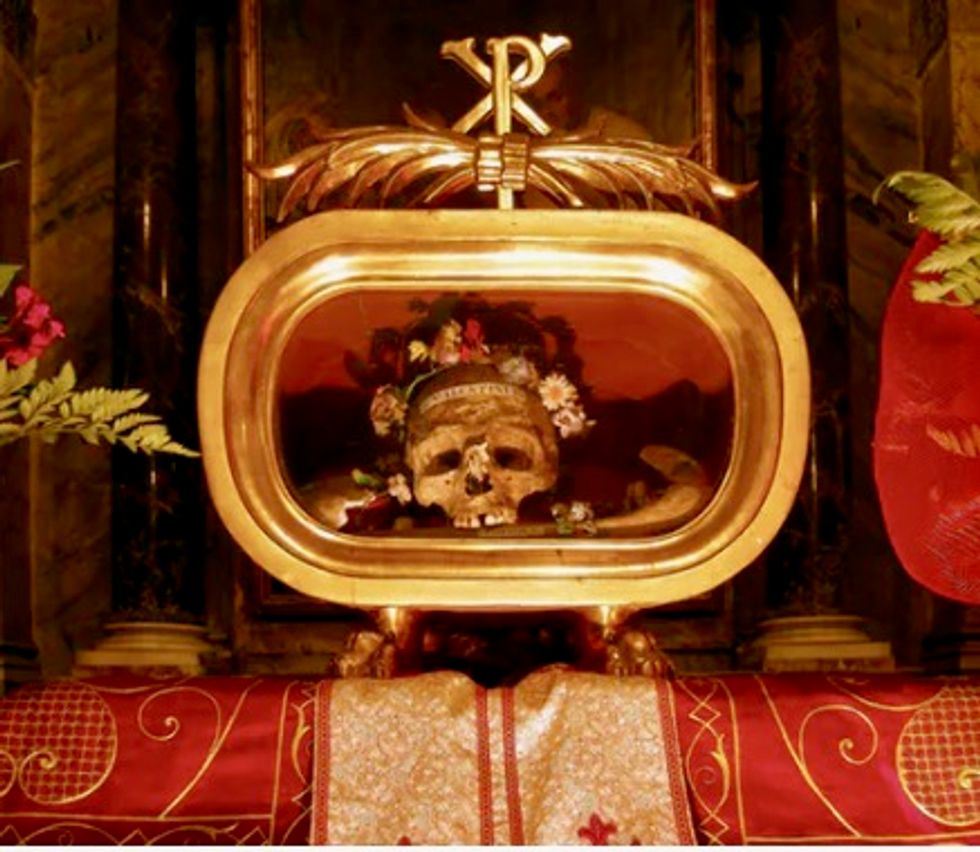 The 'real' St. Valentine was no patron of love