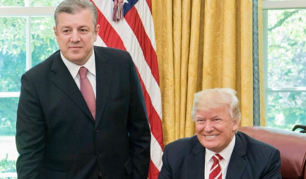 Trump pitched real estate project to Georgian prime minister during White House meeting: report