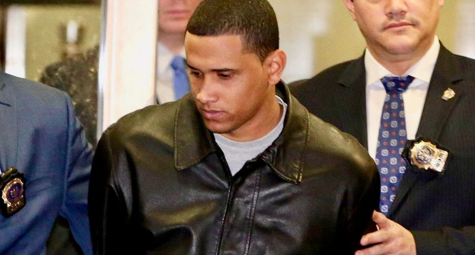 Man charged with killing ex-teacher and their son in New York