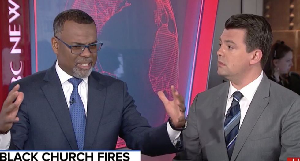 Princeton professor slams conservative on MSNBC for 'minimizing' the burning of black churches in Louisiana
