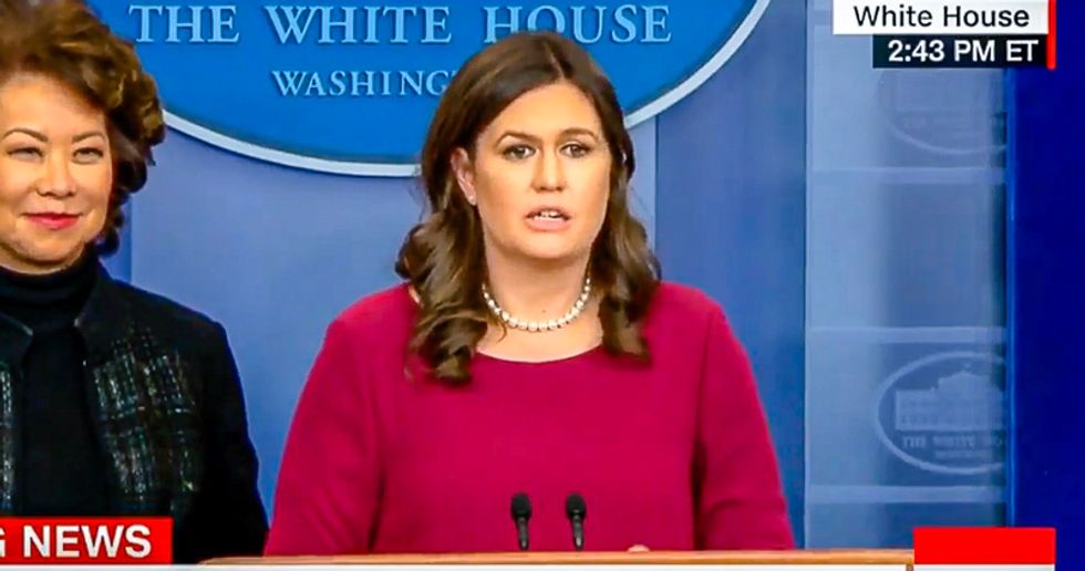 Sanders flails after she's busted lying about Porter scandal: 'We relay the best and most accurate information'
