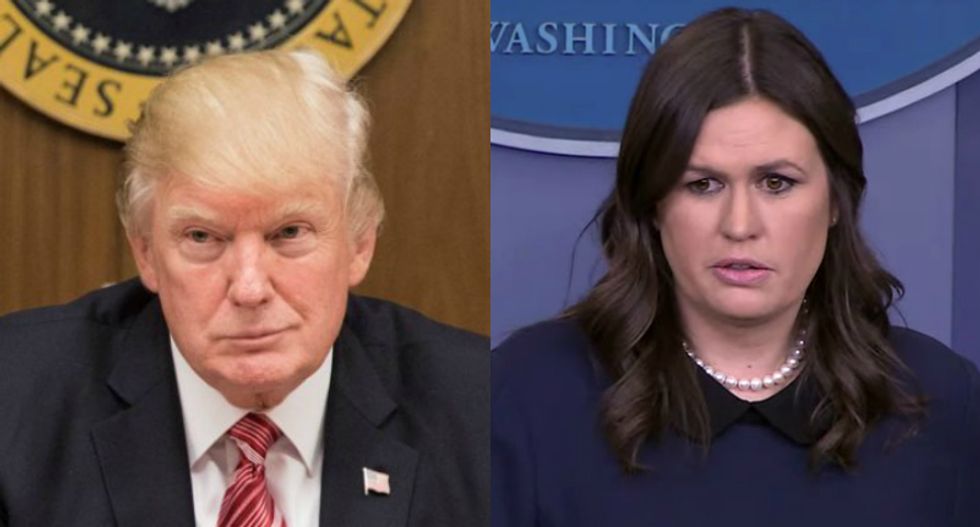 Sarah Sanders being kept in the dark about Kelly's knowledge of Porter scandal: White House officials
