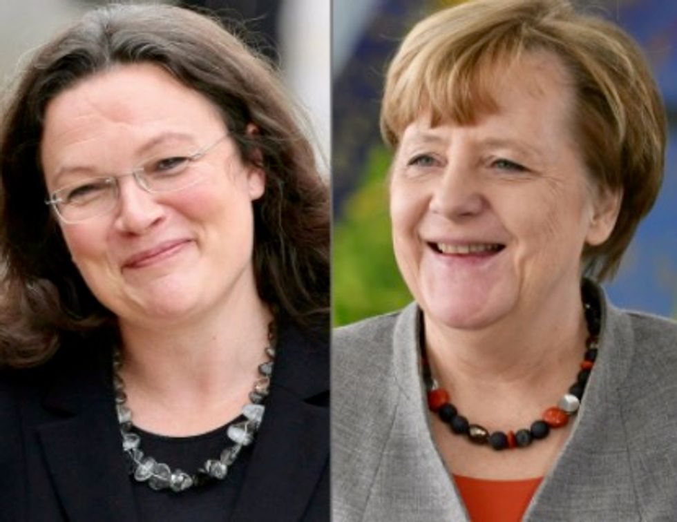 In German political chaos, 'rubble woman' to the rescue