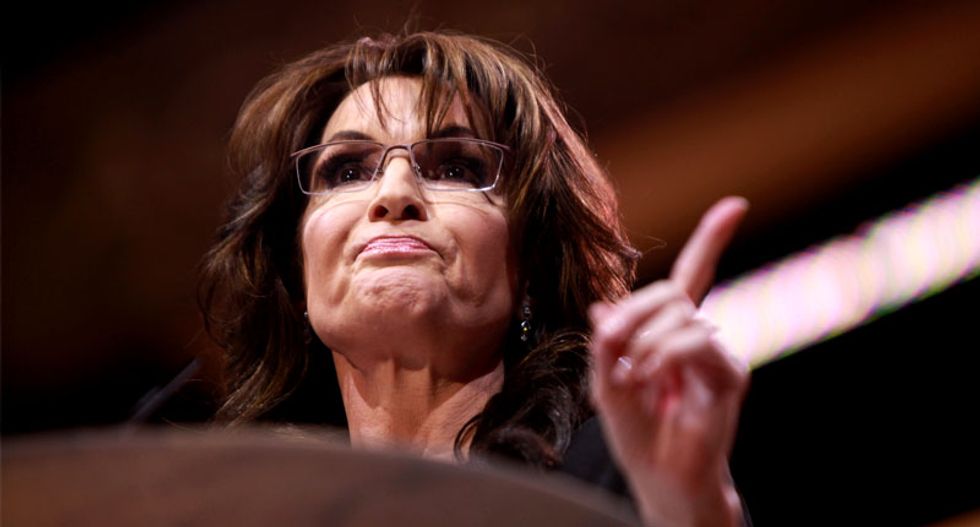 Sarah Palin blames her son's domestic violence arrest on Obama