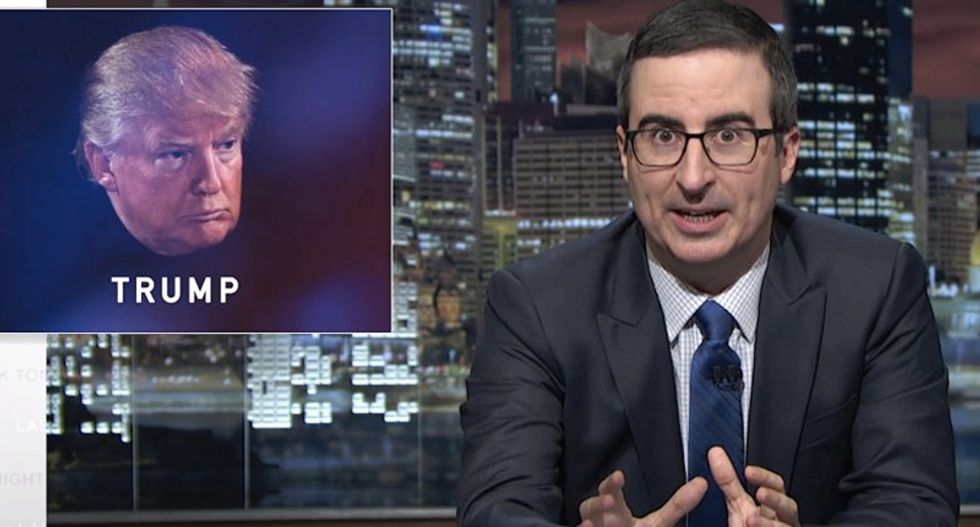 John Oliver just unleashed the most epic smack down of ‘warthog in a red power tie’ Donald Trump