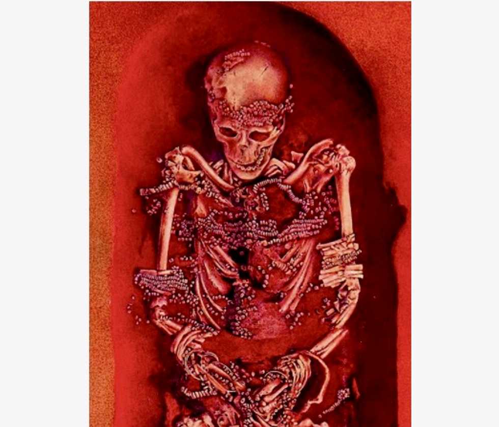 Ancient 34,000-year-old lavish burial shows special care for disabled children