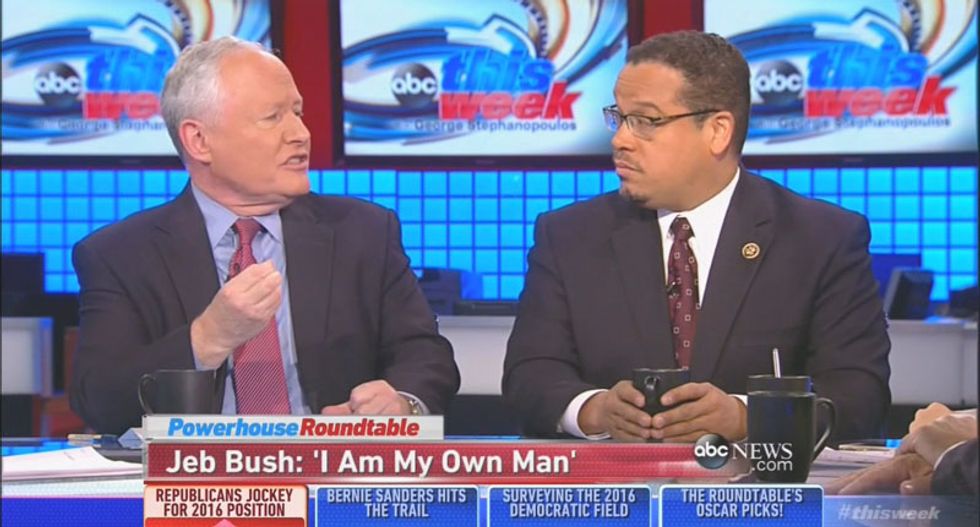 WATCH: Bill Kristol tells incredulous congressman that 'Iraq was safe and peaceful' when Bush left office