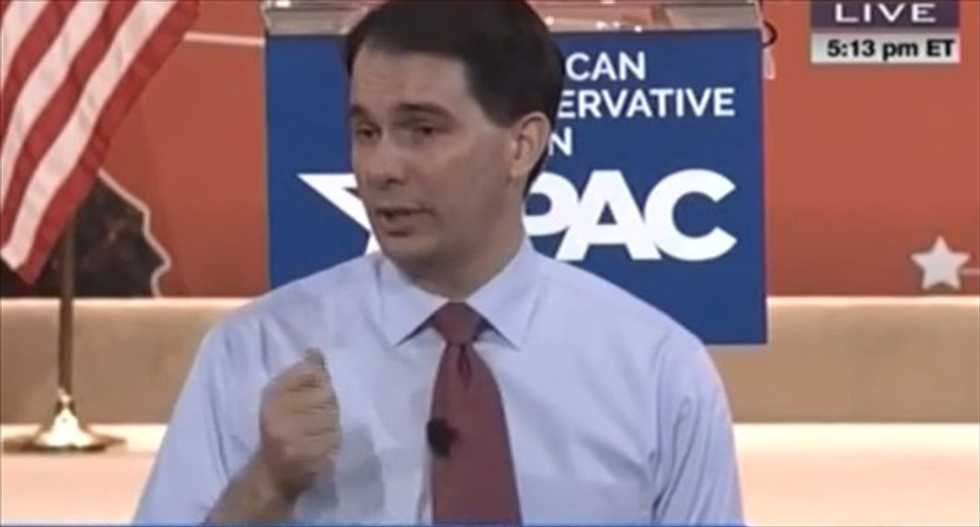 Wisconsin Gov. Scott Walker: Taking on ISIS is totally like busting up unions