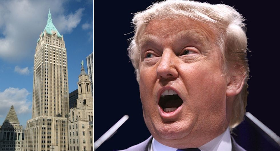 MSNBC host slaps back at Trump's 9/11 post by airing clip of him boasting about his building as the Twin Towers fell