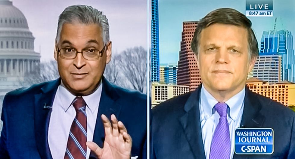 Presidential historian calmly destroys raging pro-Trump C-SPAN caller lacking 'logic, reason and intelligence'