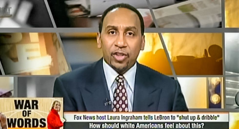 ESPN host righteously goes off on white privilege after Laura Ingraham tells LeBron to 'shut up and dribble'