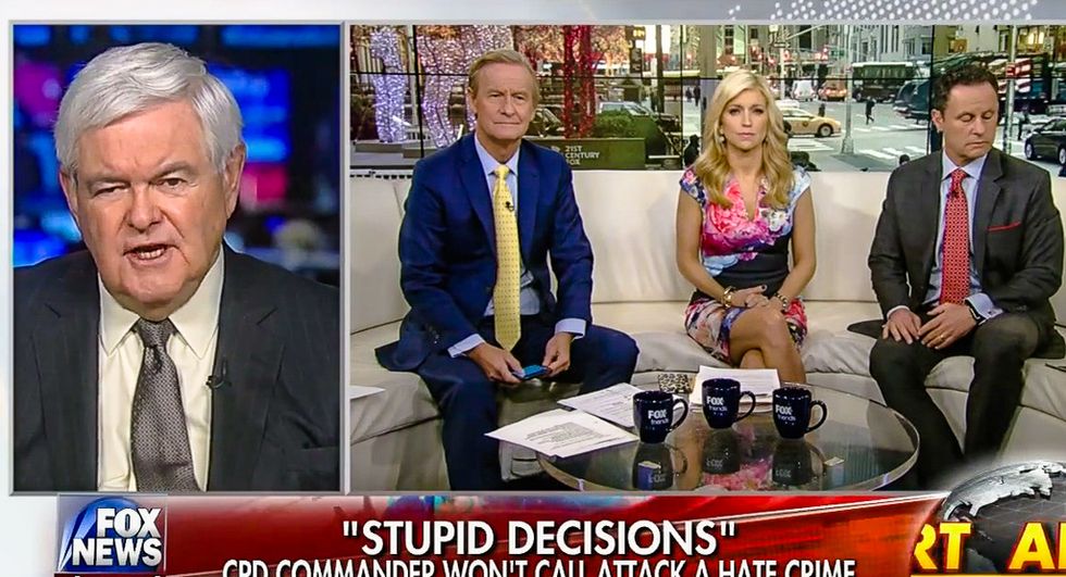Newt Gingrich blames Chicago torture video on Obama's failure to 'oppose black racism'