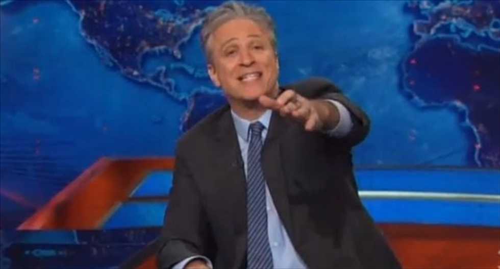 Jon Stewart: Republicans gave Netanyahu 'the longest bl*wjob a Jewish man has ever received'