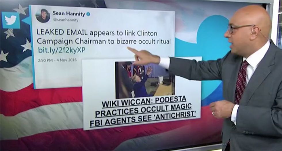 WATCH: MSNBC’s Velshi shows the direct link from Russian ‘disinformation’ attacks to Sean Hannity’s Twitter account