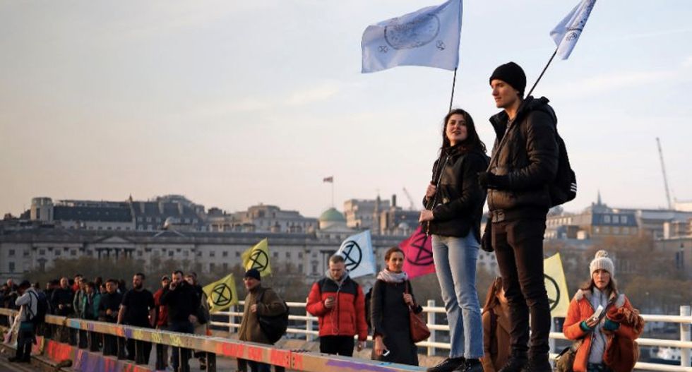 Nearly 300 people arrested at London climate protests