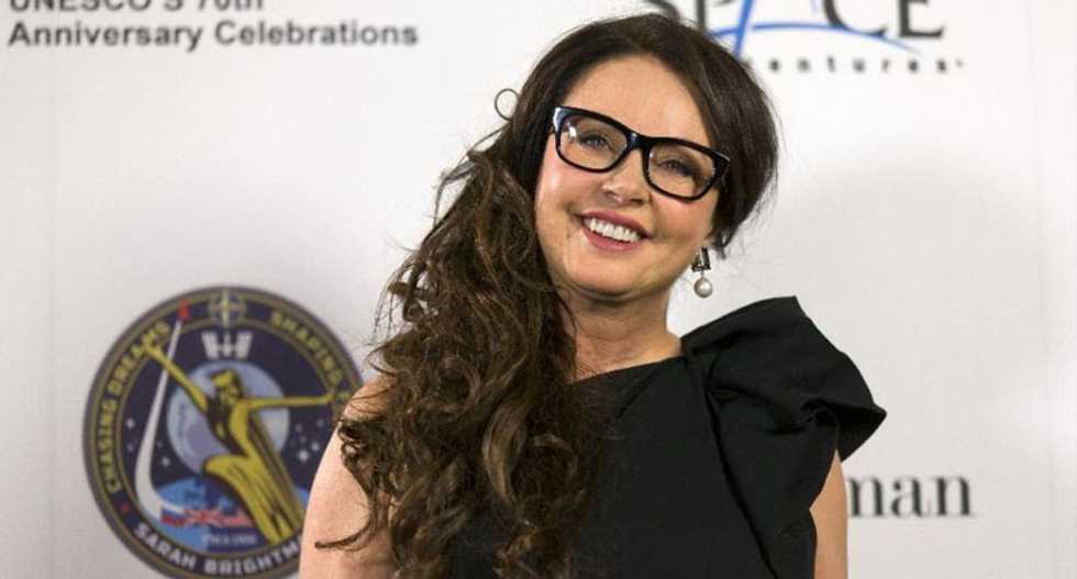 British singer Sarah Brightman plans first duet from the International Space Station