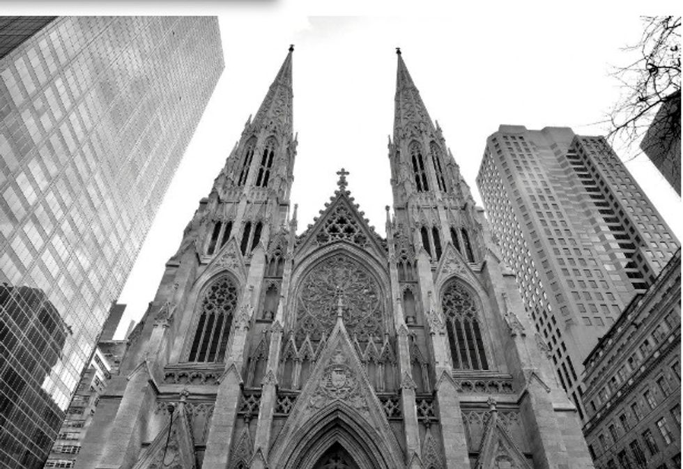 Man arrested carrying gasoline into St Patrick's Cathedral in New York: police