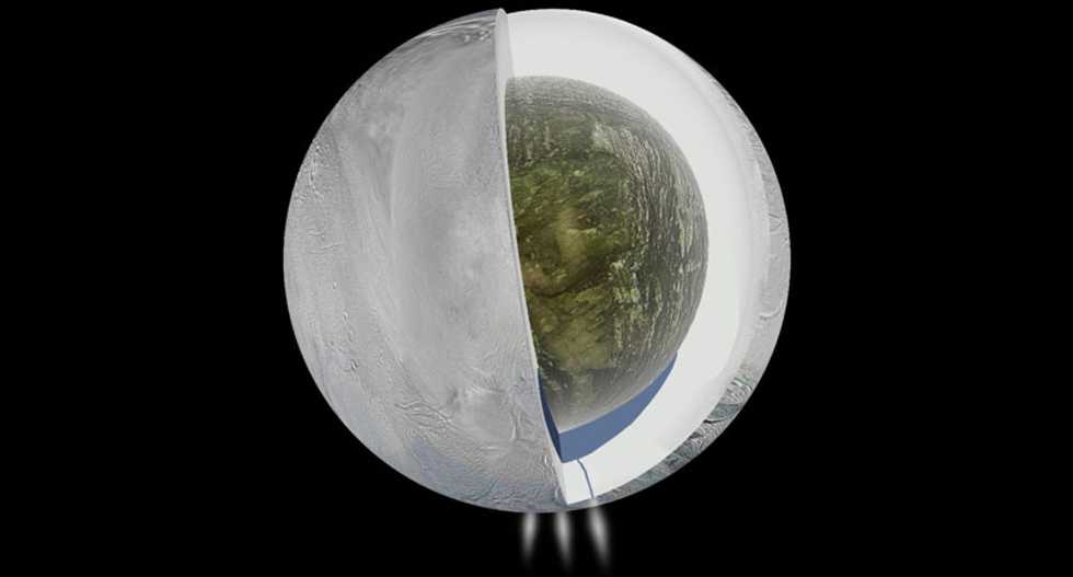 NASA spacecraft to fly through icy spray of Saturn moon