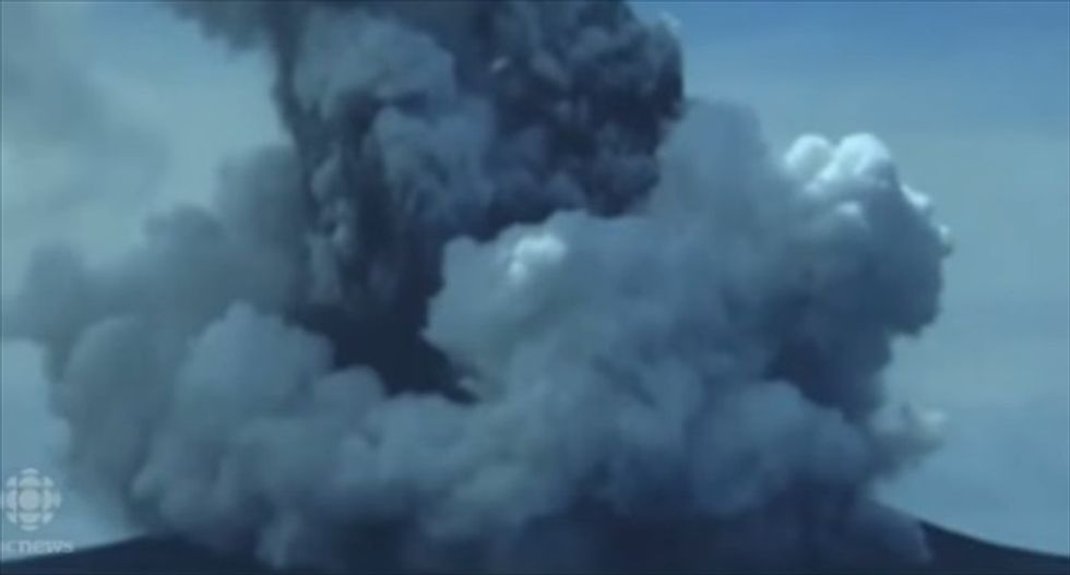 WATCH: Underwater volcano's eruption leads to formation of new Tongan island