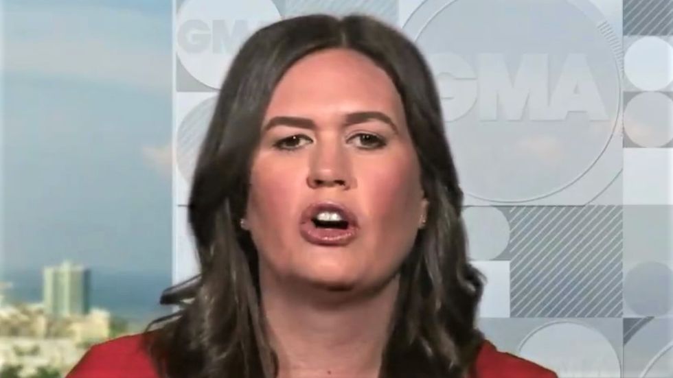 Sarah Huckabee Sanders and Fox News ripped to shreds by media analyst for running state-news network briefing for Trump