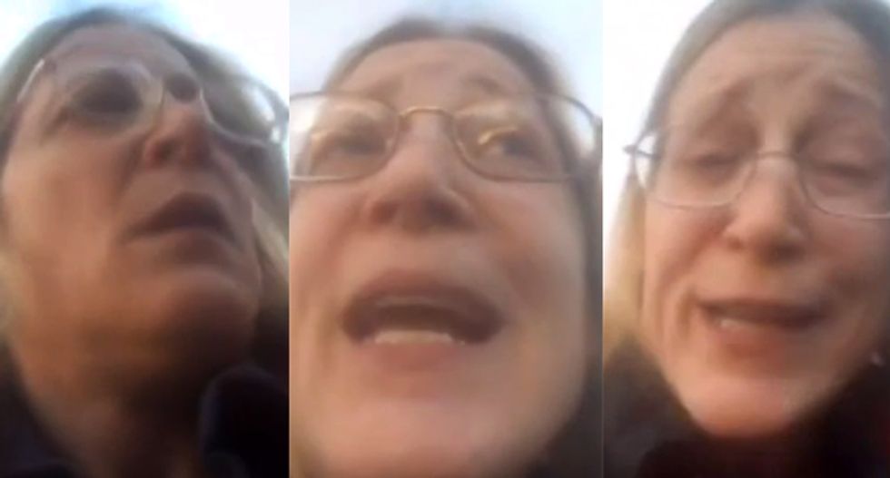 'Keep laughing, sp*c!': Unhinged woman stalks Hispanic neighbor while screaming about 'Spanish privilege'