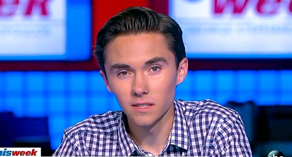 Parkland survivor David Hogg launches boycott of two largest money managers over gunmaker investments