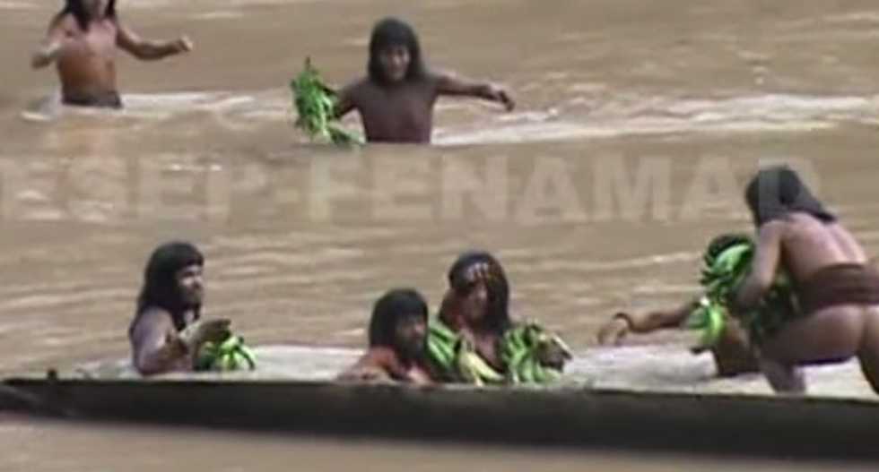 Mysterious, isolated Mashco-Piro tribe ventures out of threatened Peru forests