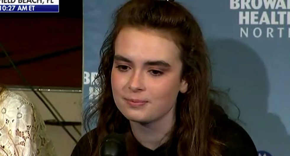 WATCH LIVE: Stoneman Douglas High School student Maddy Wilford speaks about surviving school shooting