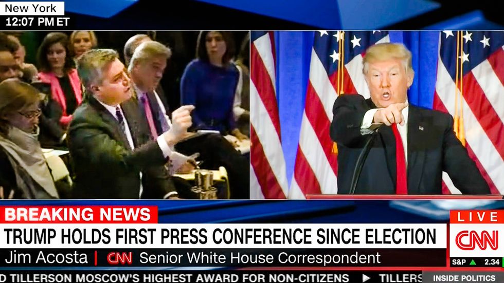 CNN's Jim Acosta: Sean Spicer said 'I was going to be thrown out' for asking Trump a question