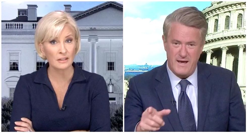 ‘They just lie’: Morning Joe and Mika call for TV ban of Sarah Sanders, Rudy Giuliani and Kellyanne Conway