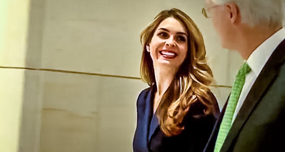 Hope Hicks admitted to Congress she has to lie for Donald Trump in her role as communications director: report