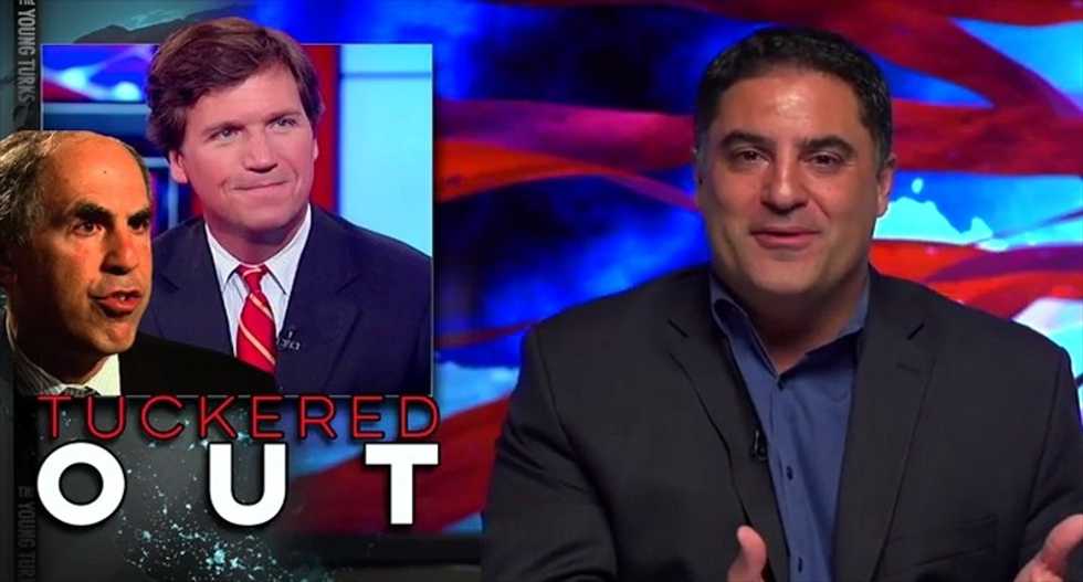 Cenk Uygur mocks Tucker Carlson: You just told everybody that you're 'Fox's b*tch'