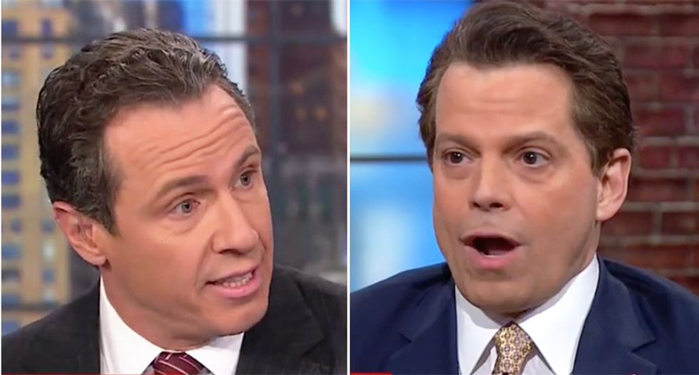 Anthony Scaramucci goes down in flames on CNN after comparing Trump White House to a start-up business