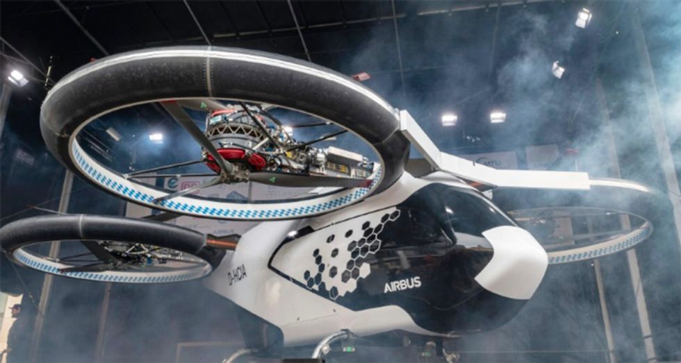 Paris aims to beat Olympic traffic with flying taxis