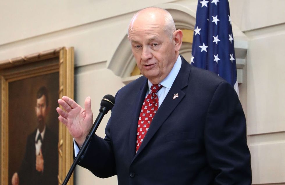 Oklahoma pastor blames school shootings on ‘God’s wrath’ over same-sex marriage in statehouse rant