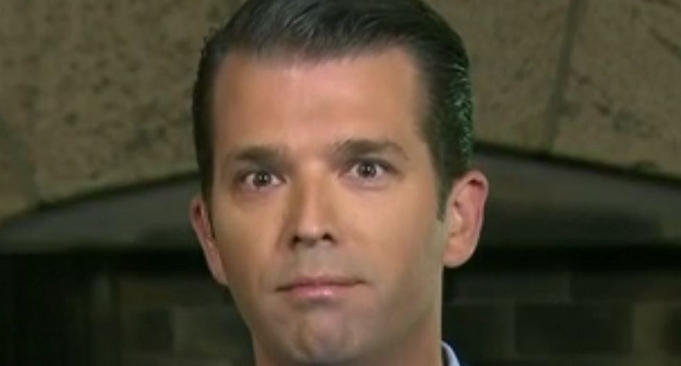 ‘Bring out the electric chair’: Watch Trump Jr. flip out after CNN asks if Russia is helping his dad